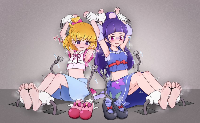 asahina mirai and izayoi liko (precure and 1 more) drawn by tk_(t-k)