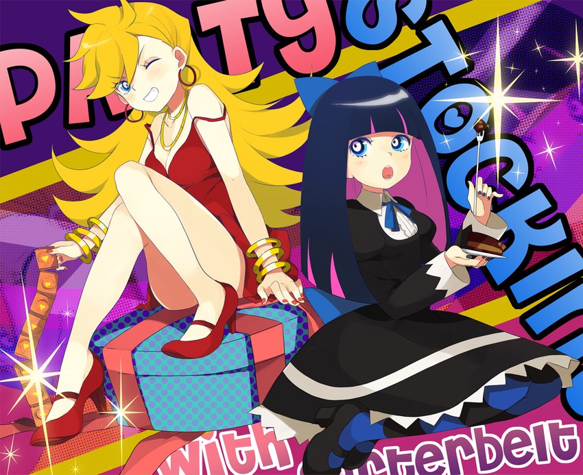 stocking and panty (panty & stocking with garterbelt) drawn by kippu