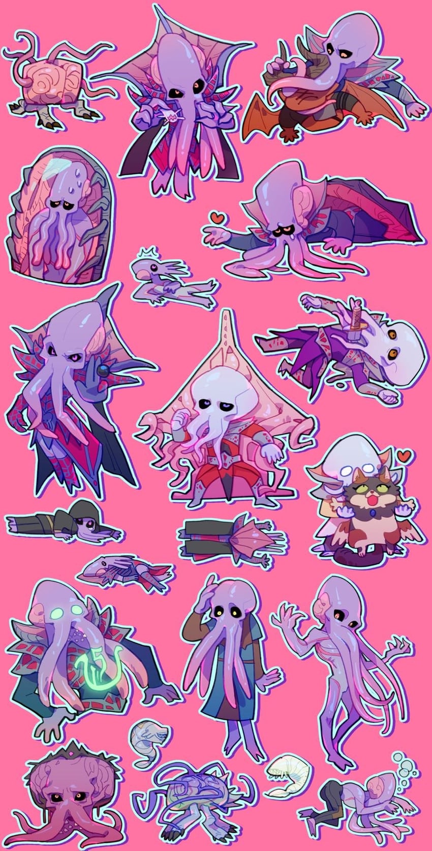 the emperor, tara, and us (dungeons & dragons and 2 more) drawn by hyoki_114514