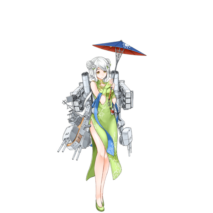 chongqing and aurora (warship girls r) drawn by 15k