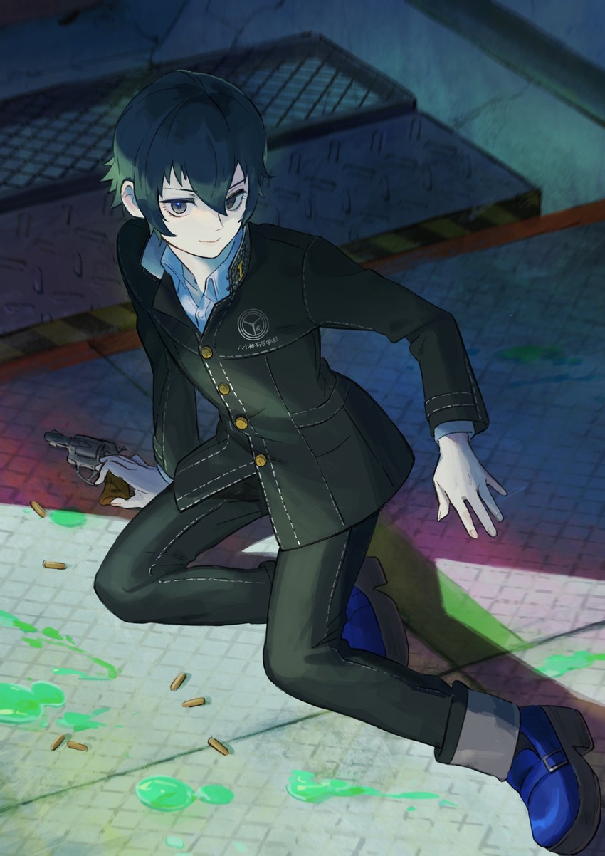 shirogane naoto (persona and 1 more) drawn by mossan351