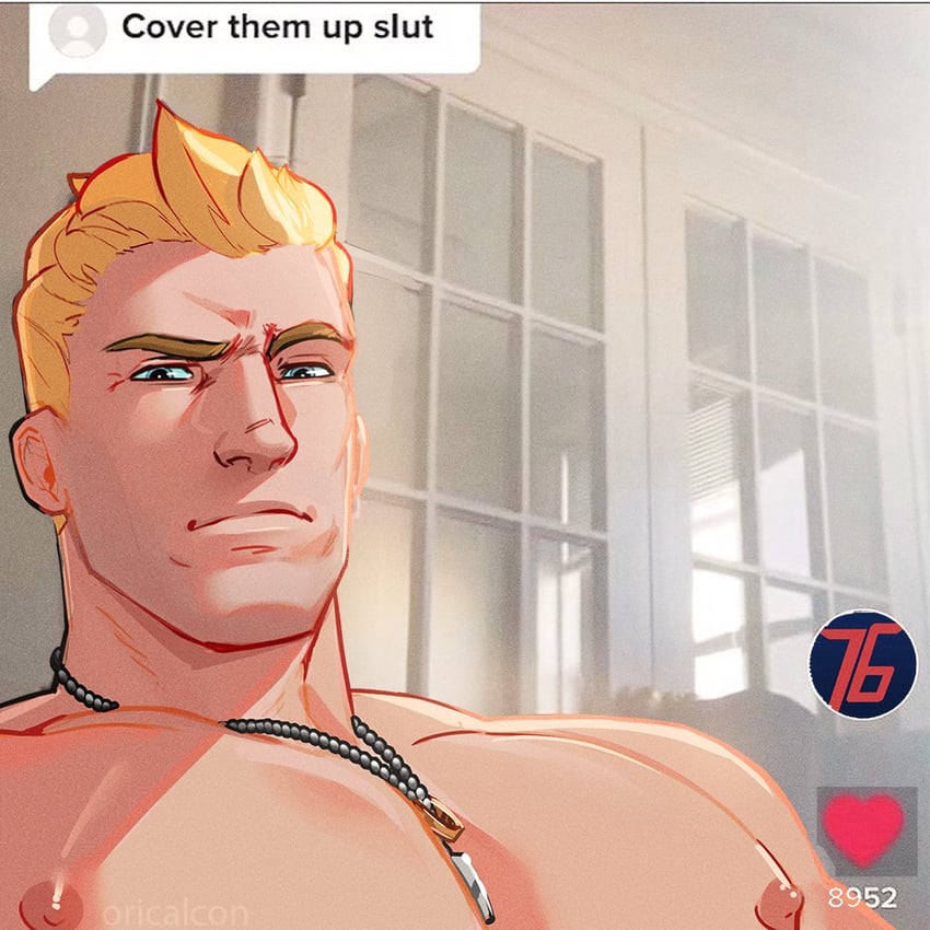 soldier: 76 (overwatch and 2 more) drawn by oricalcon