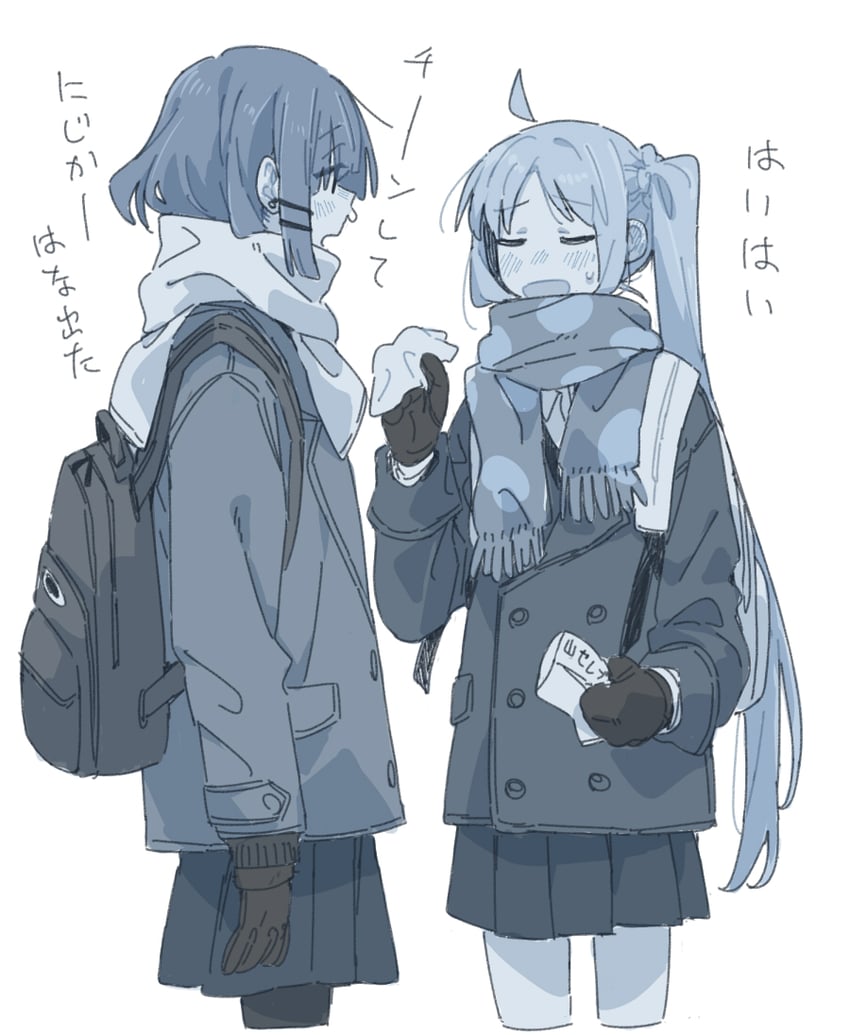 ijichi nijika and yamada ryo (bocchi the rock!) drawn by ree_(re-19)