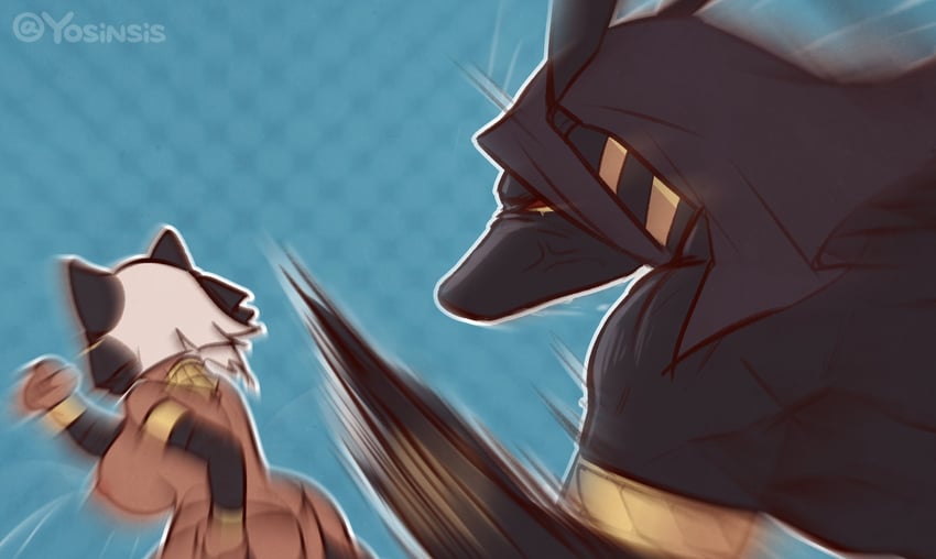 anubis and bastet (original and 1 more) drawn by sinsister