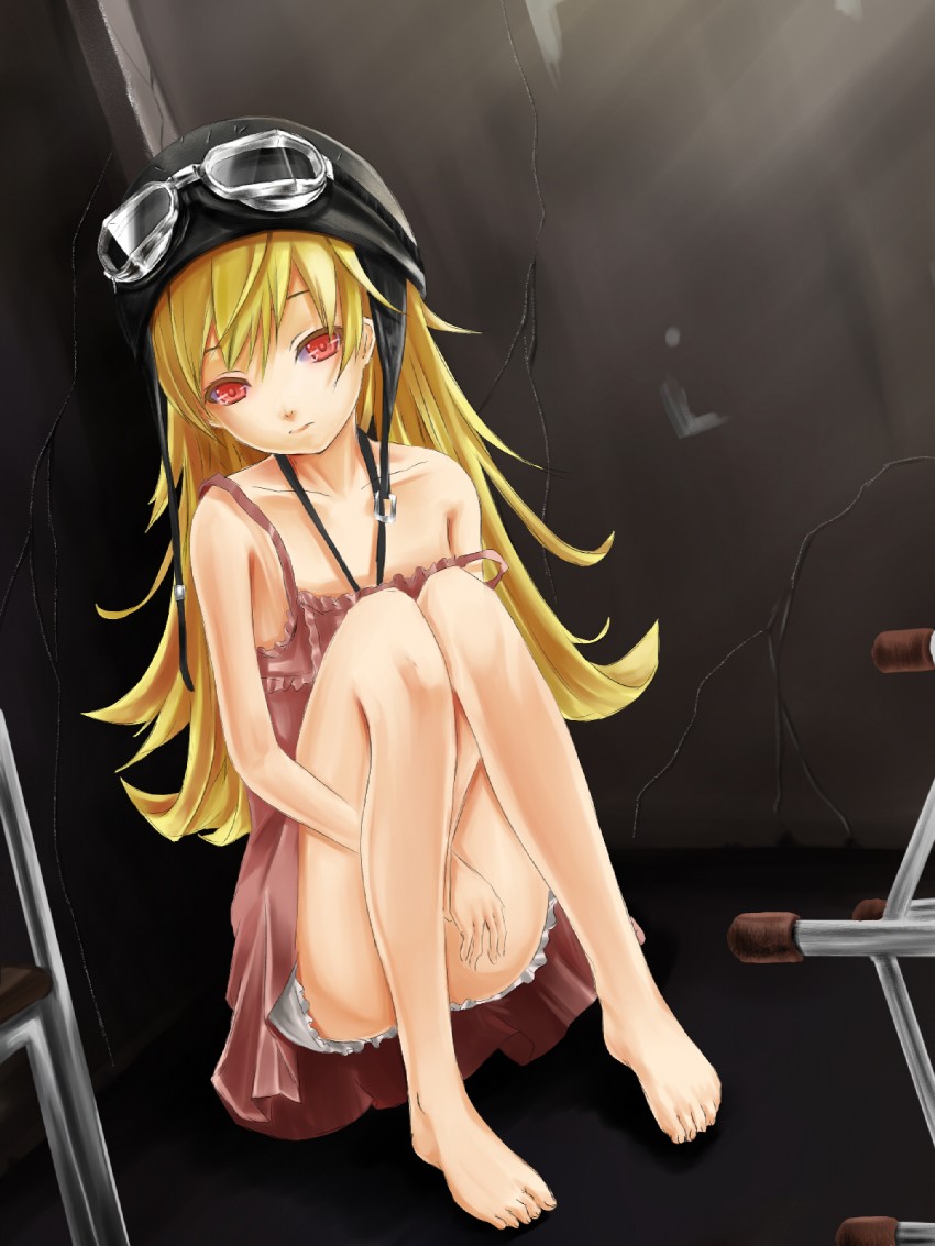 oshino shinobu (monogatari and 1 more) drawn by reio_reio
