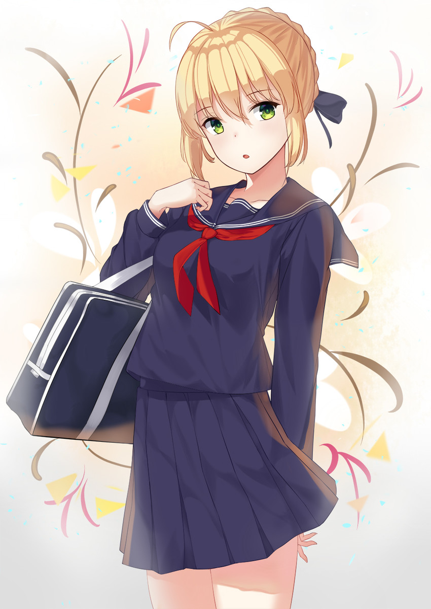 artoria pendragon and master artoria (fate and 1 more) drawn by unscpro