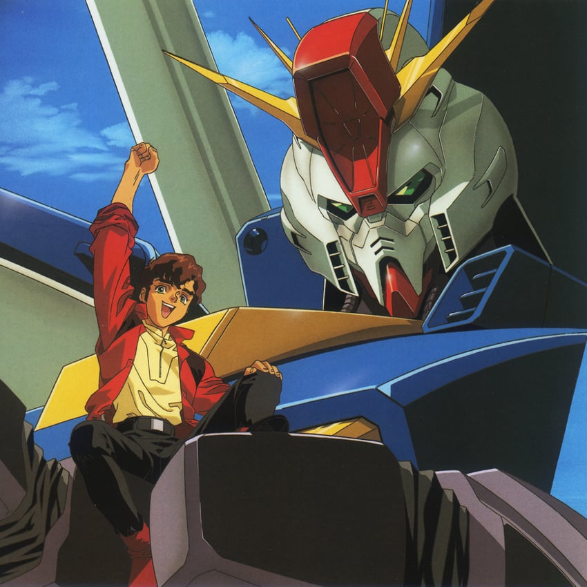 judau ashta and zz gundam (gundam and 1 more) drawn by kitazume_hiroyuki