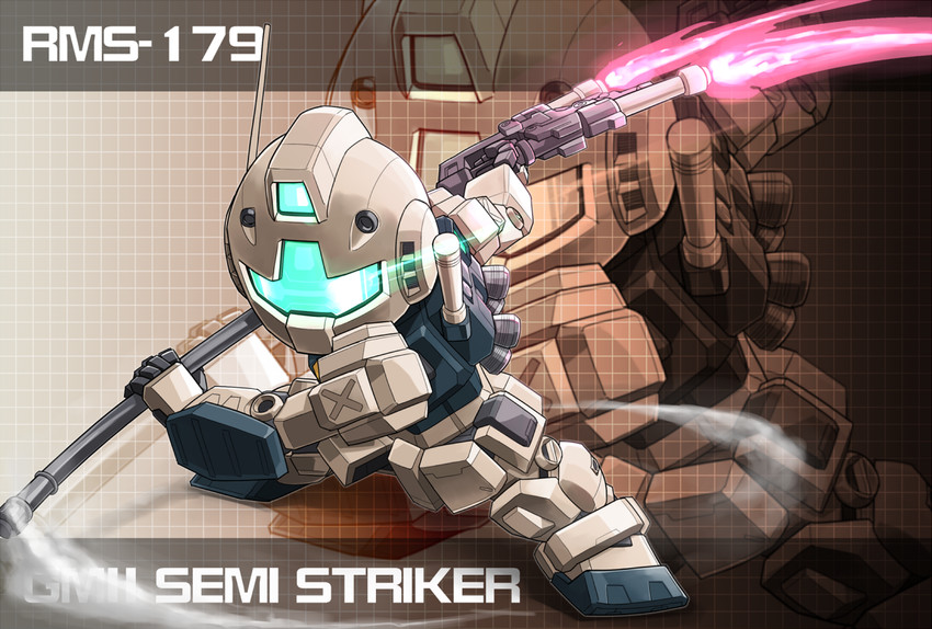gm ii semi striker (gundam and 1 more) drawn by memento_vivi