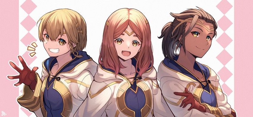 kiran and female kiran (fire emblem and 1 more) drawn by nakabayashi_zun