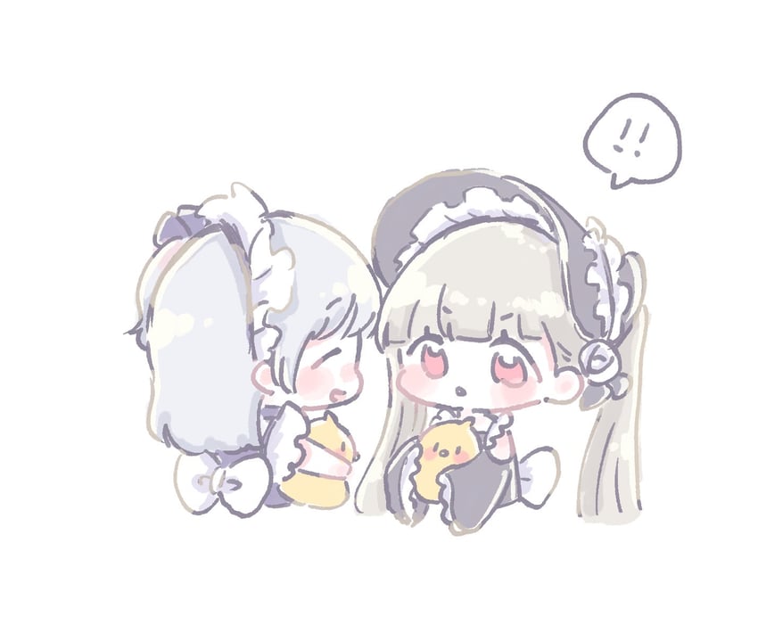 manjuu, little bel, and little formidable (azur lane) drawn by i_upiyo01