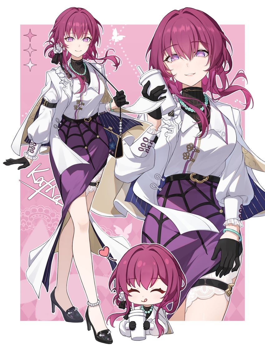 kafka (honkai and 1 more) drawn by tujiu_sama