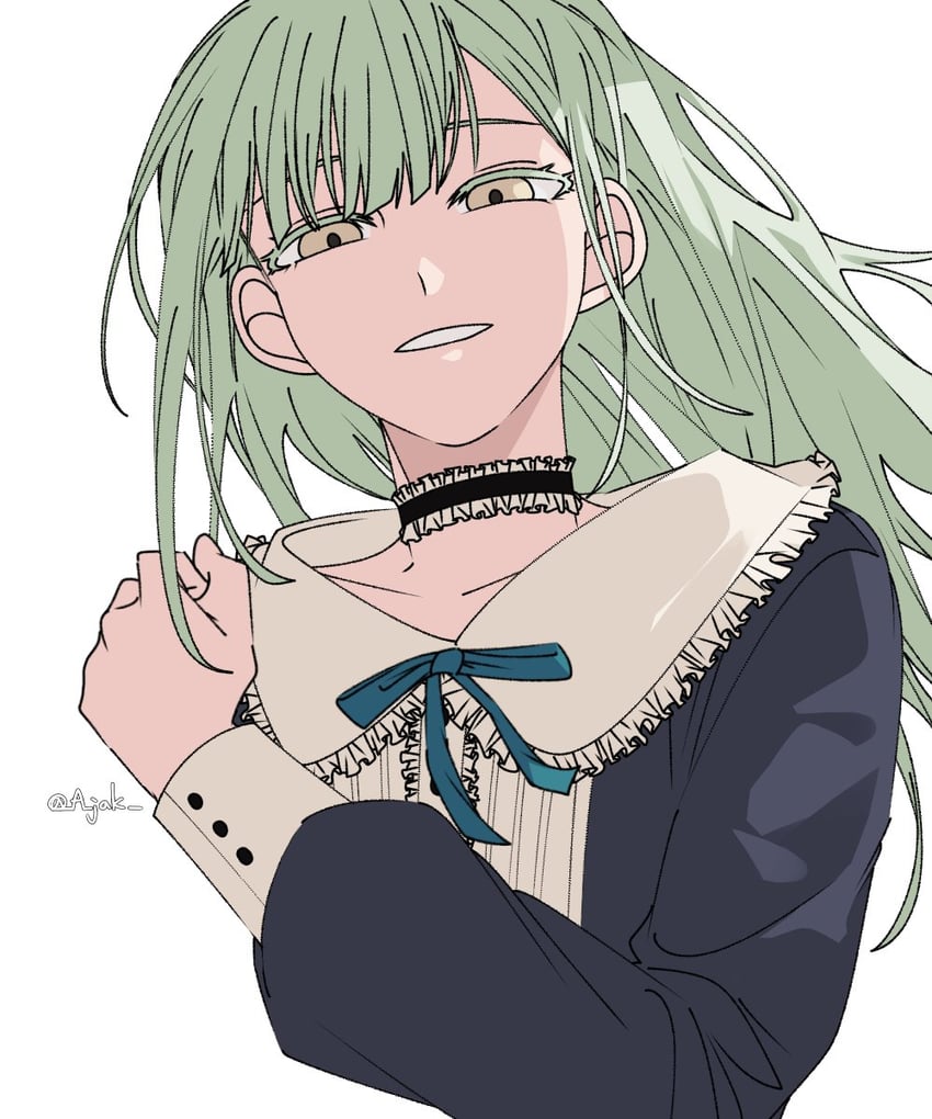 wakaba mutsumi (bang dream! and 1 more) drawn by a_jak