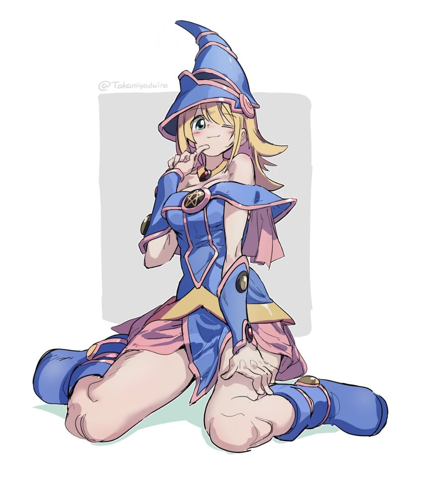 dark magician girl (yu-gi-oh!) drawn by huanxiang_huifeng