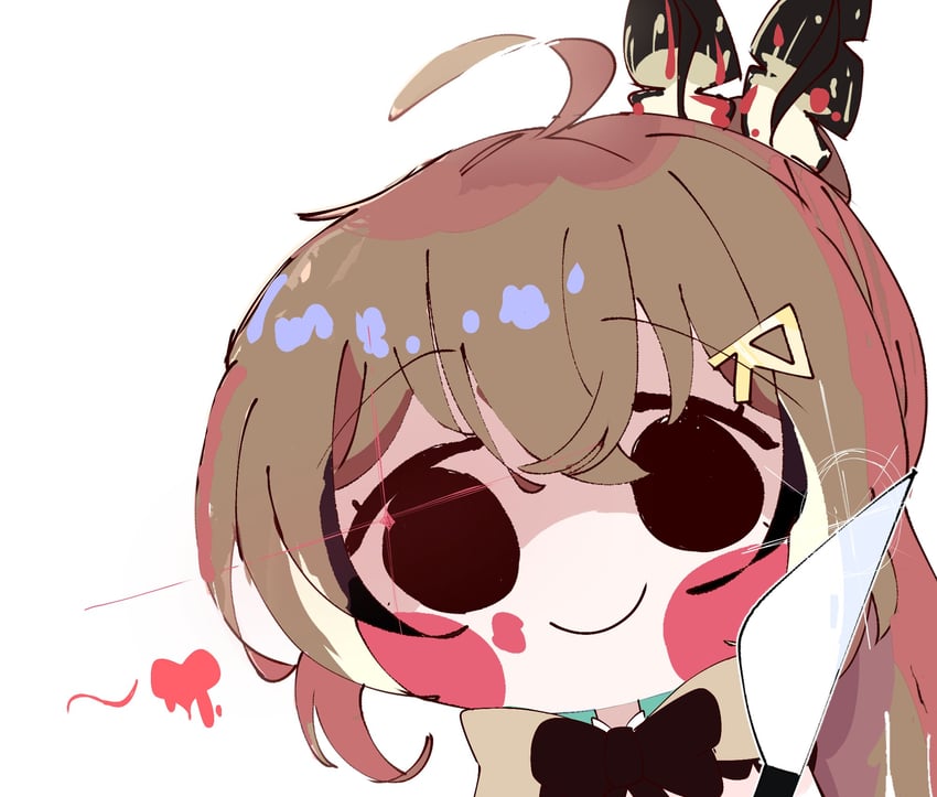 nanashi mumei and smol mumei (hololive and 1 more) drawn by koyoinacho