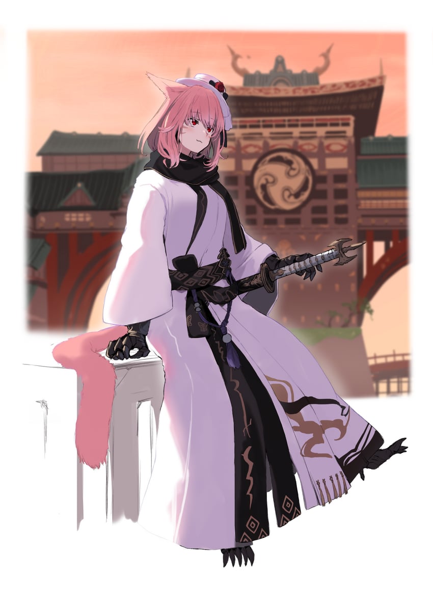 warrior of light (original and 2 more) drawn by ganesagi