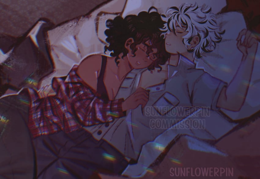 main character and baxter ward (our life: beginnings and always) drawn by sunnyflowerday1