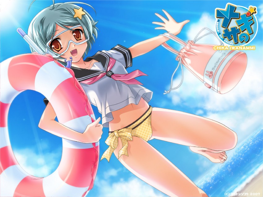 iwanami chika (nagisano) drawn by sasai_saji and tsukasa_yuuki