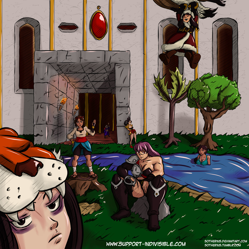 ajna, razmi, thorani, phoebe, kushi, and 1 more (indivisible) drawn by thiago_zen_barros_farias