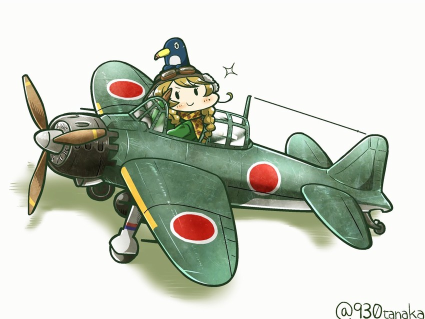 fairy and type 0 fighter model 52 fairy (kantai collection) drawn by tanaka_kusao