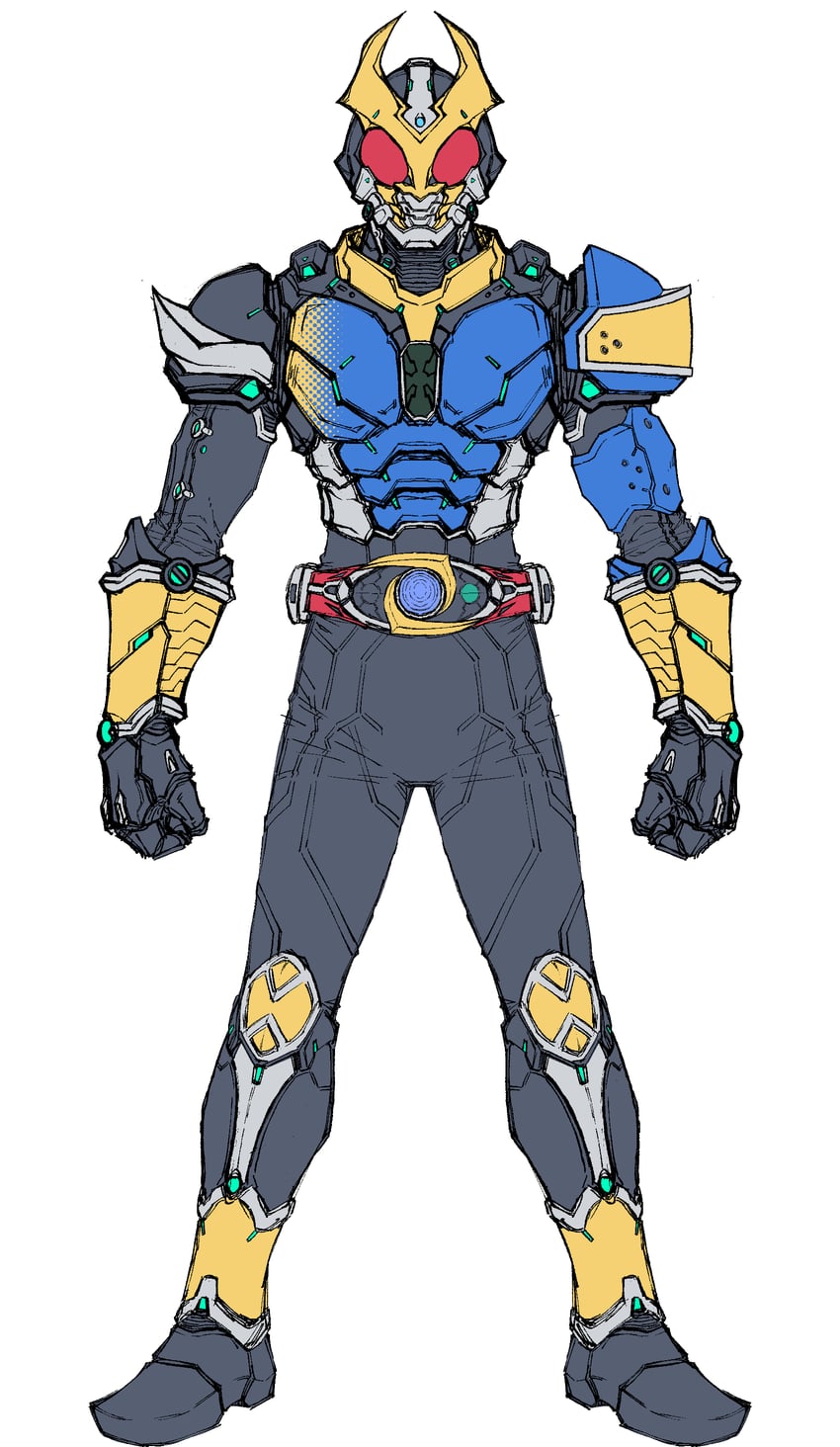 kamen rider agito and agito (kamen rider and 1 more) drawn by zd19990214