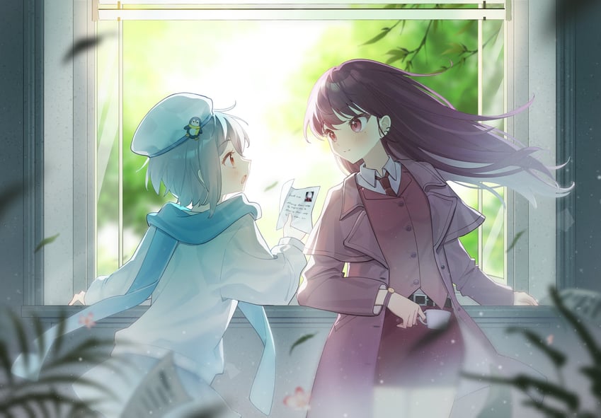 shiina taki and takamatsu tomori (bang dream! and 1 more) drawn by yvette_tears