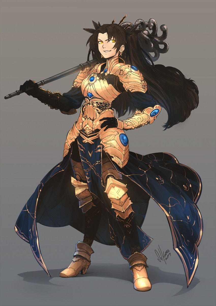 ishtar (fate and 1 more) drawn by solkorra