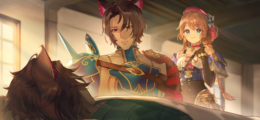 resna sternenlicht and geron diesel (atelier and 1 more) drawn by noco_(adamas) and umiu_geso