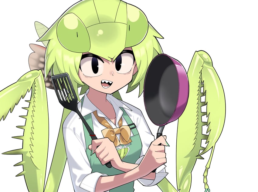 mantis akiyama (original and 1 more) drawn by evolvingmonkey