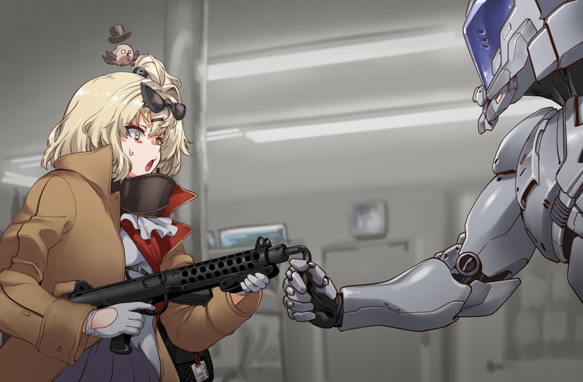 strelet and sterling (girls' frontline and 2 more) drawn by henshako