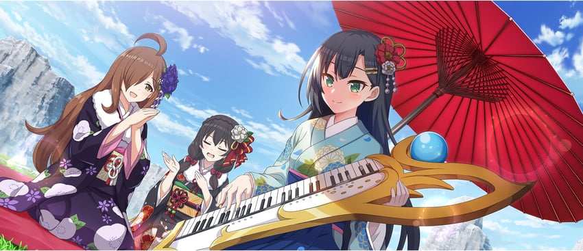 yunyun, wiz, and lia (kono subarashii sekai ni shukufuku wo! and 1 more)