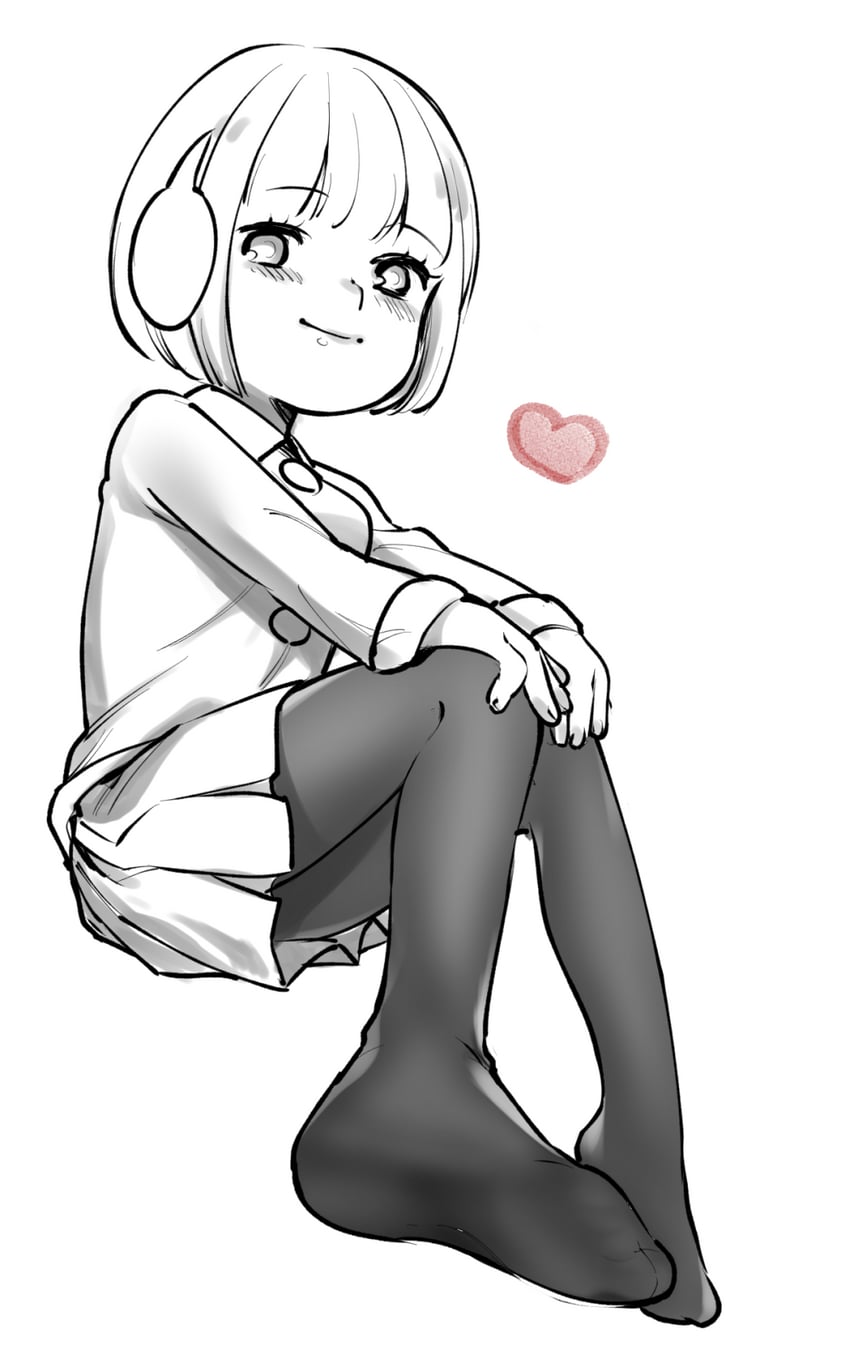 short-haired girl (osomatsu and 1 more) drawn by kayoko_(panchlora)