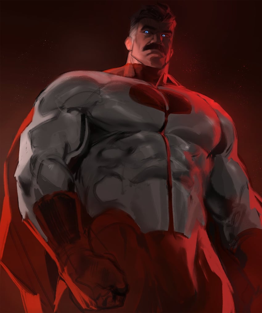 omni-man and nolan grayson (invincible) drawn by dopey_(dopq)