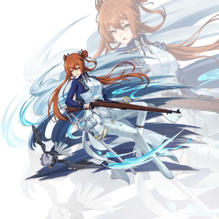 springfield and taryz (girls' frontline and 1 more) drawn by llaos