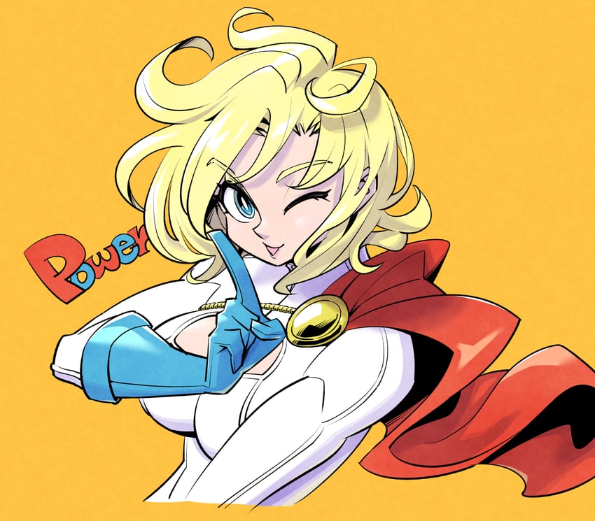 power girl (dc comics and 1 more) drawn by sunafuki_tabito