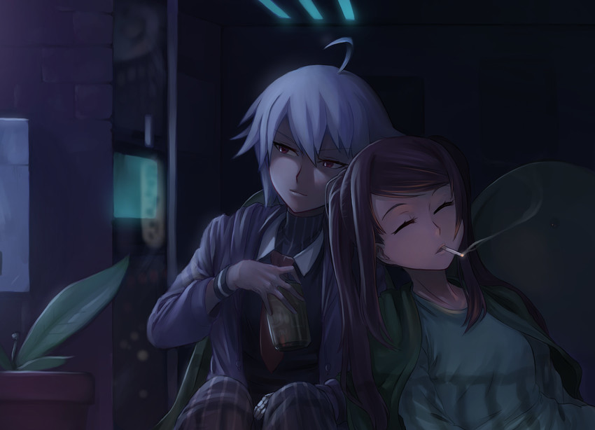 jill stingray and dana zane (va-11 hall-a) drawn by jiffic