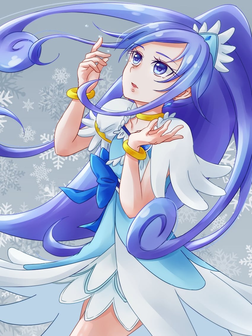 hishikawa rikka and cure diamond (precure and 1 more) drawn by sp_rikichi09