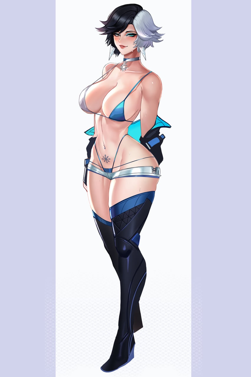 luna snow (marvel and 1 more) drawn by badcompzero