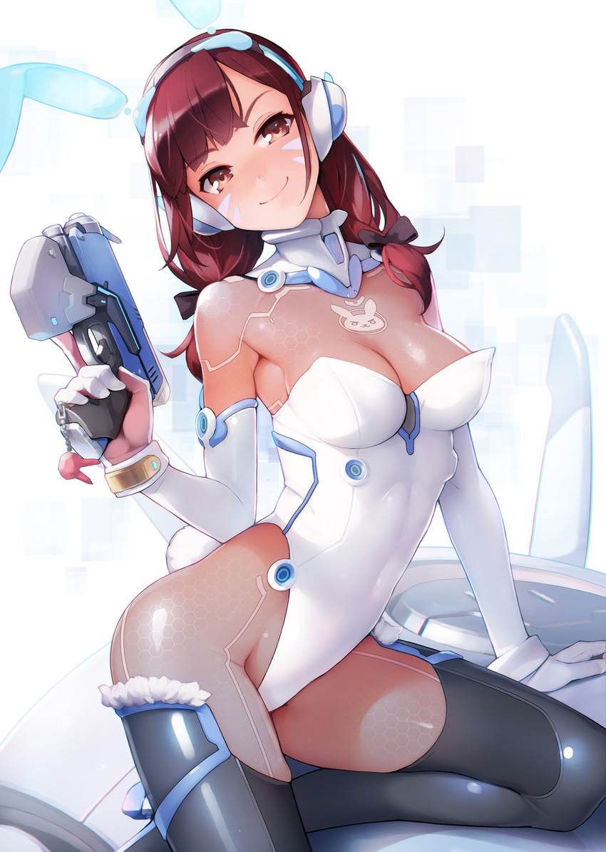 d.va (overwatch and 1 more) drawn by ataruman