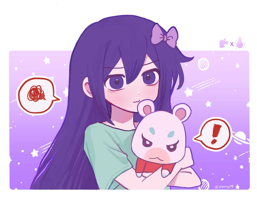 aubrey and flurry (omori and 1 more) drawn by sike_(dvh_04)