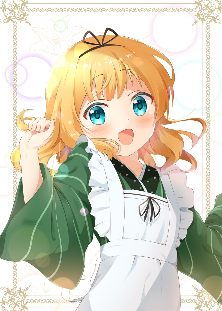 kirima syaro and ujimatsu chiya (gochuumon wa usagi desu ka?) drawn by mika_miche