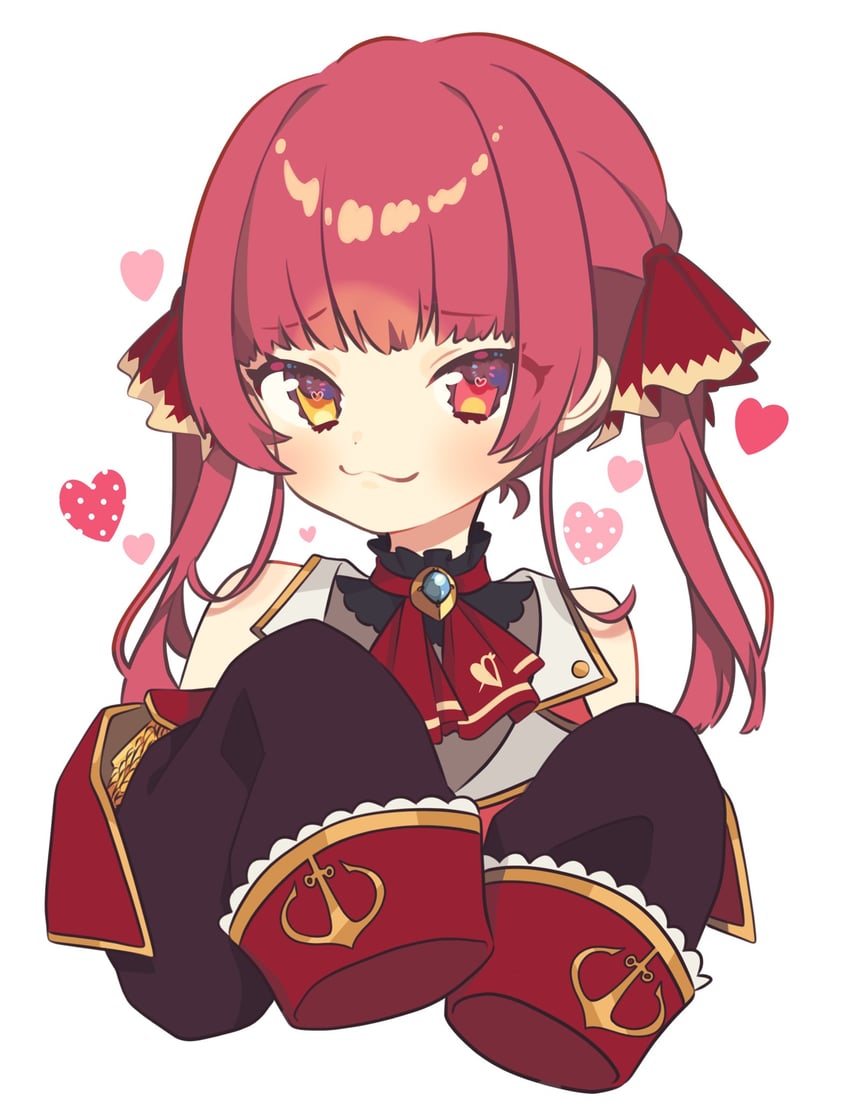 houshou marine (hololive) drawn by homa_corn