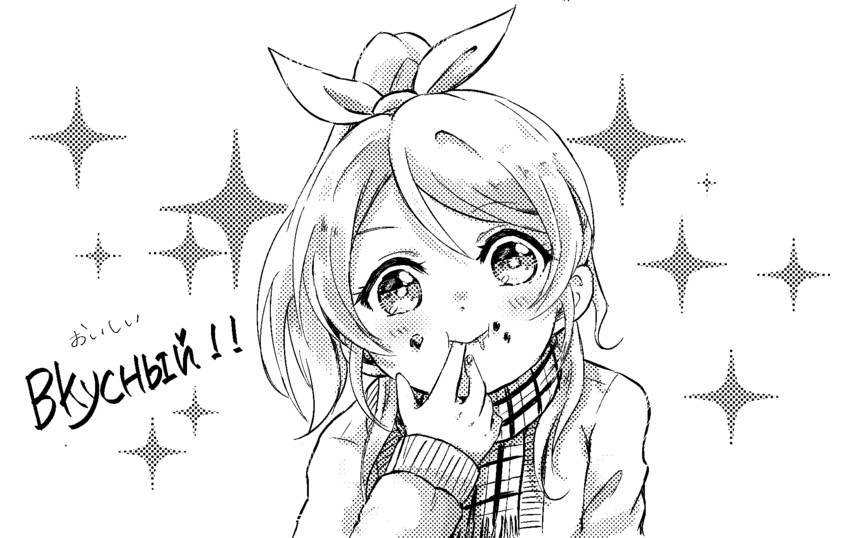 ayase eli (love live! and 1 more) drawn by suito