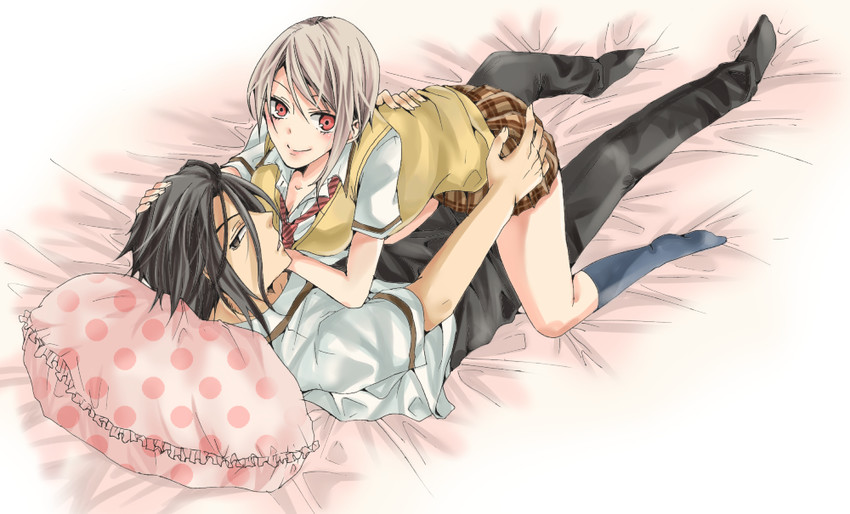 nakiri alice and kurokiba ryou (shokugeki no souma) drawn by chisame_(mizutama711)