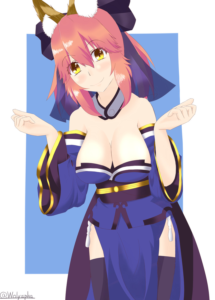 tamamo and tamamo no mae (fate and 2 more) drawn by kouyou0512