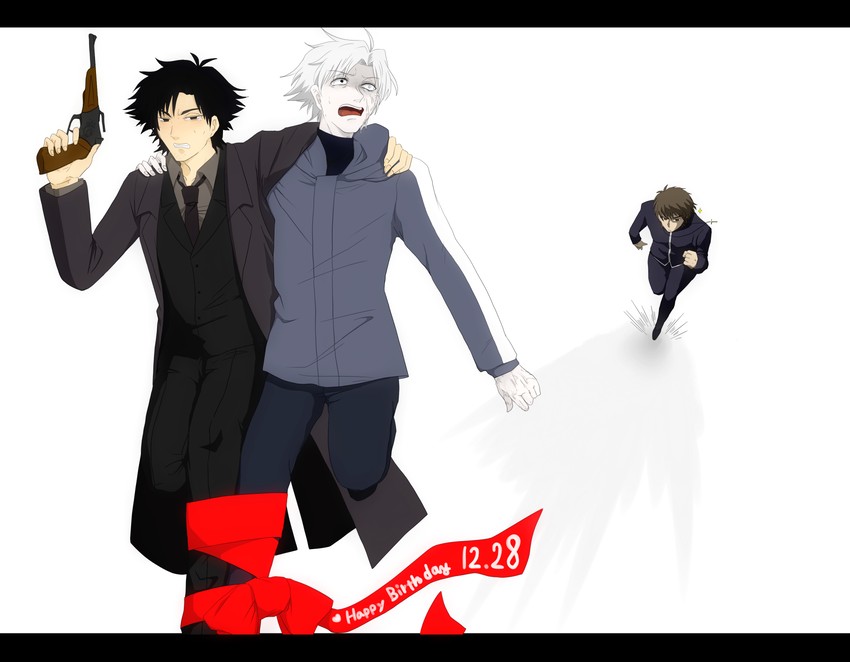 kotomine kirei, emiya kiritsugu, and matou kariya (fate and 2 more) drawn by hukaseyukinari