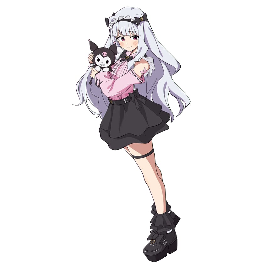 shijou takane and kuromi (idolmaster and 2 more) drawn by bakawahitori