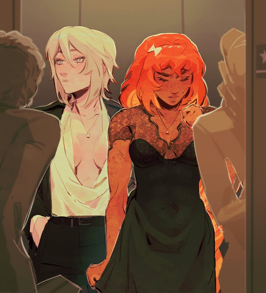 ishmael and faust (project moon and 1 more) drawn by 2400db