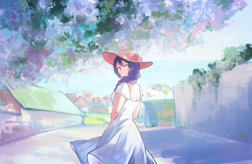 tojo nozomi (love live! and 1 more) drawn by inuko_(redconstellation)