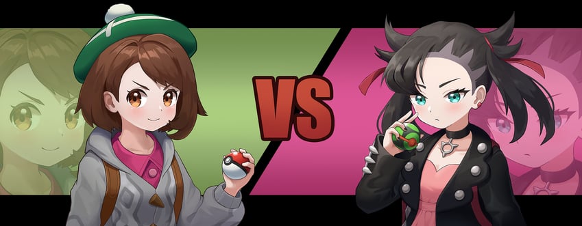 marnie and gloria (pokemon and 1 more) drawn by dmld_octopus