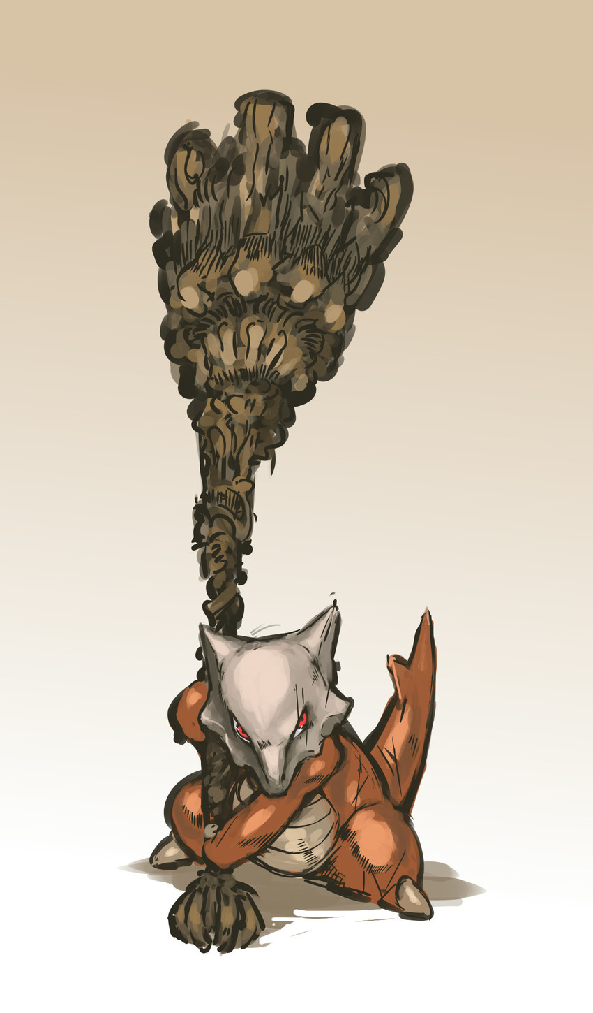 marowak (pokemon and 2 more) drawn by nameo_(judgemasterkou)